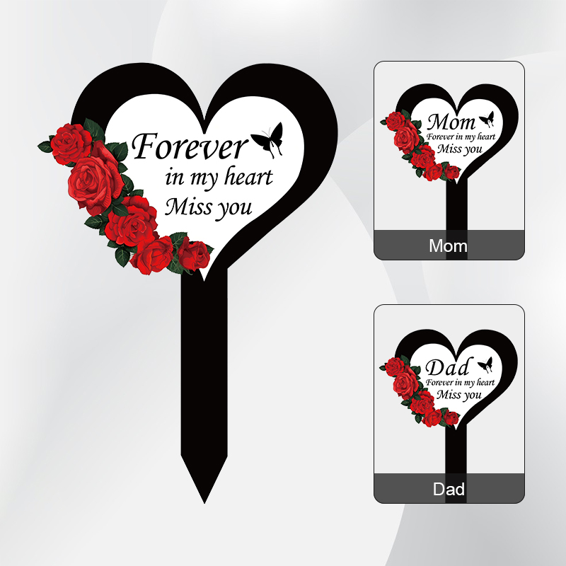 Yard Sign Blank - 2024 Cimitero Memoriale a Forma di