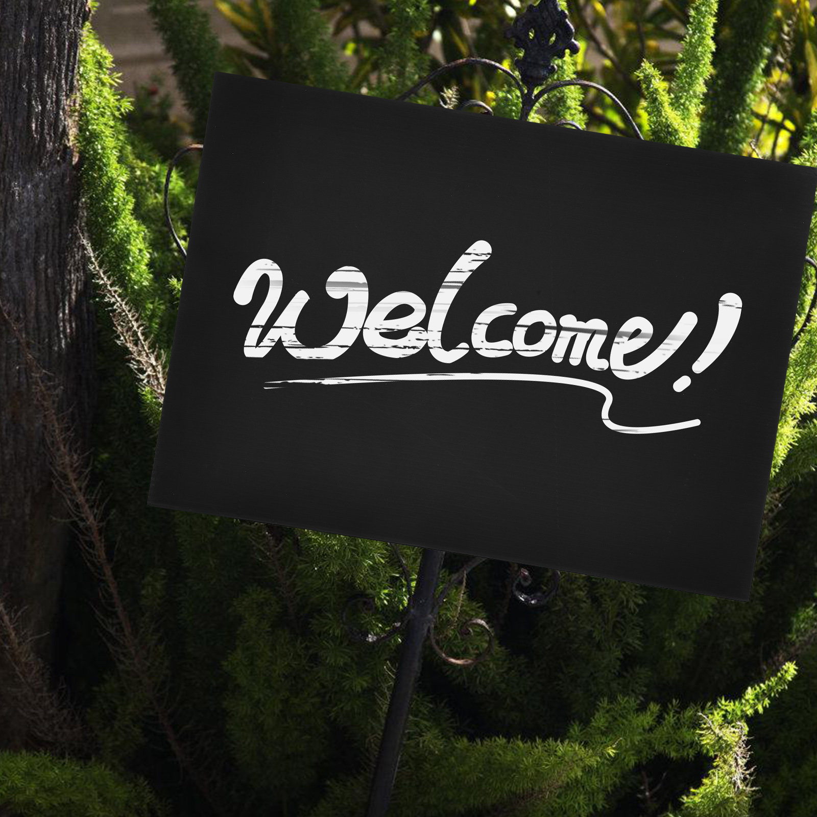 Yard Sign Blank - 2 Pezzi di Eleganti Cartelli da