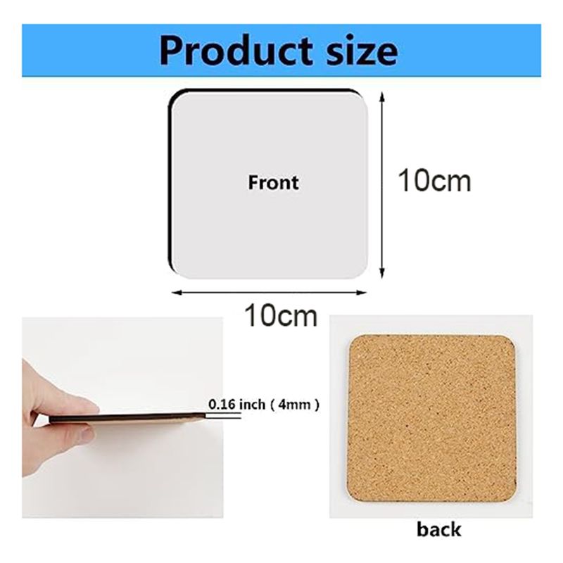 BHBL 12 Pezzi Sottobicchieri Q - Coaster Sublimation Blank recensione e prezzo