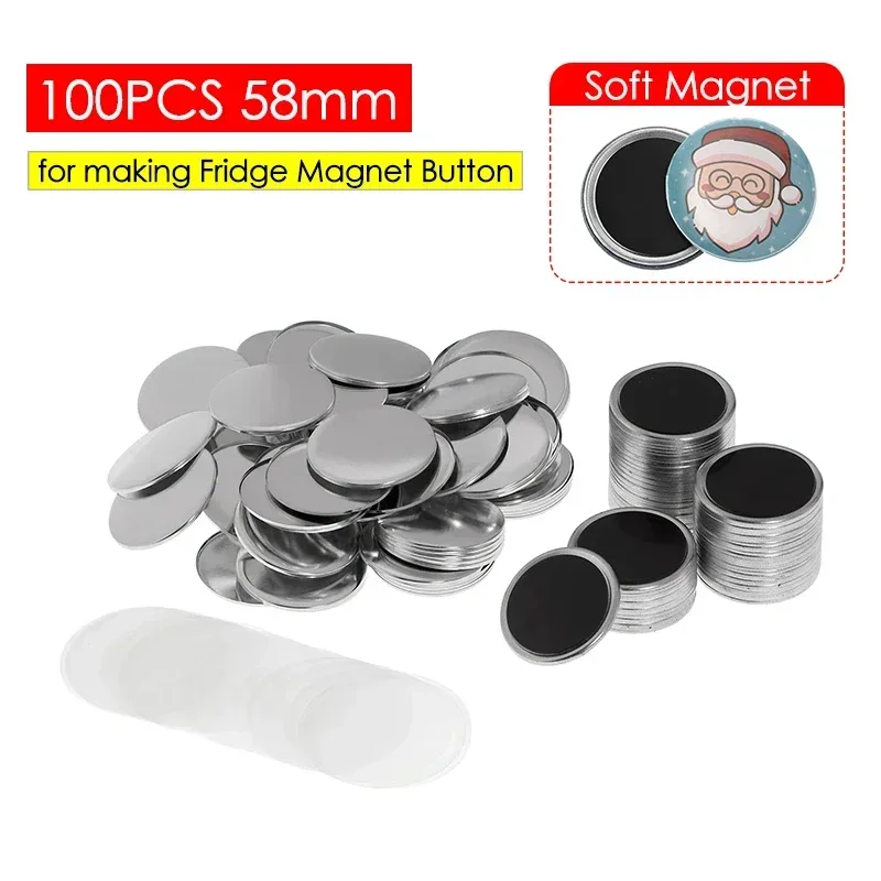 Set di 100 Pezzi di Bottoni Ma - Button Badge Blank recensione e prezzo