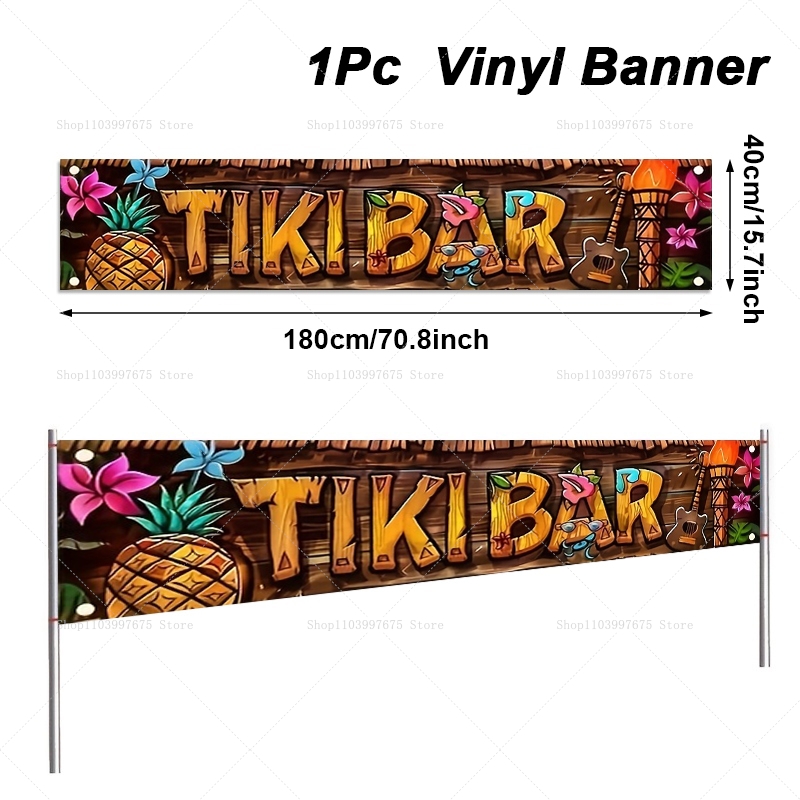 Tiki Bar Banner Tropicale Hawa - Yard Sign Blank recensione e prezzo